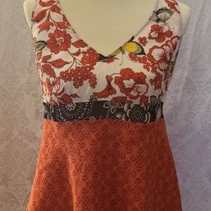 CAbi 100 Percent Silk Butterfly Tunic #948